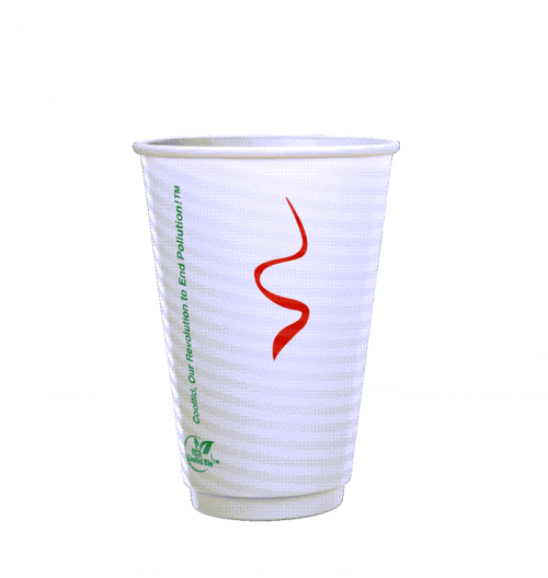 20oz Bulk Case of 500ct Insulated Ripple Wall Bio-Coollid Cups-x700