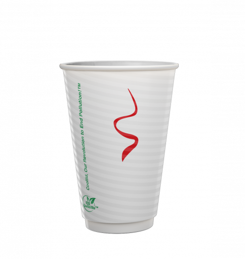 12oz-16oz Insulated Ripple Wall Coollid Red Flame Cups